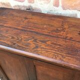 Buffet bas rustique sapin 1950