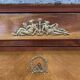 Empire style chest of drawers in green marble