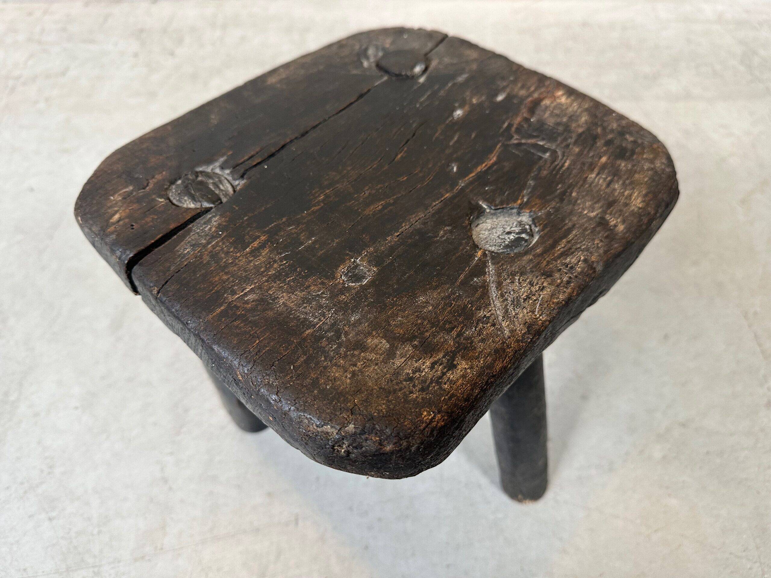 Vintage brutalist stool