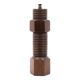 Wooden pepper mill in mechanical style, 1970s