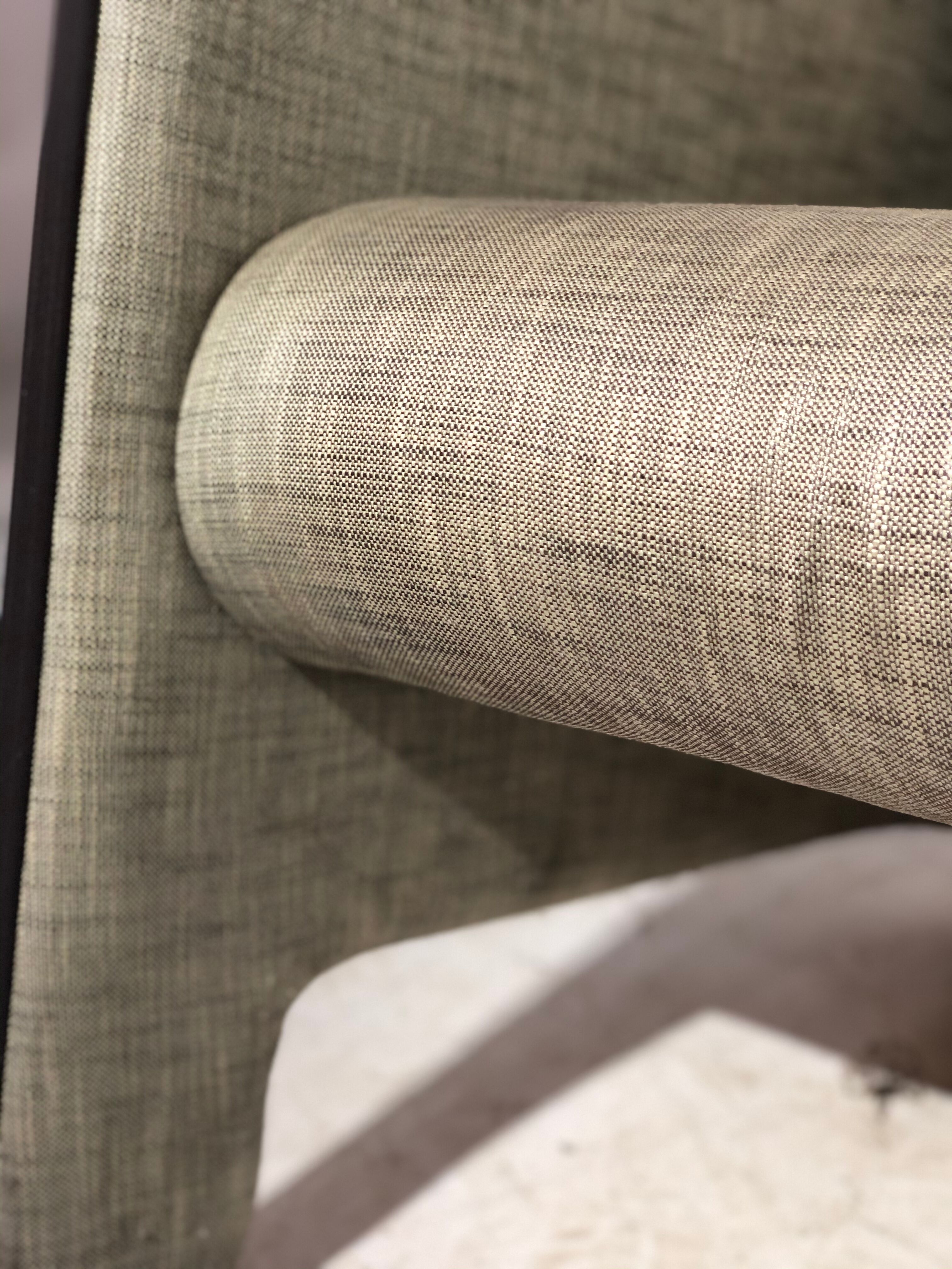 Post 2000 fabric armchair SOCCA edition