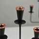 Pair of Six-Candle Candelabras — Gunnar Ander for Ystad-Metall, Sweden, 1960s