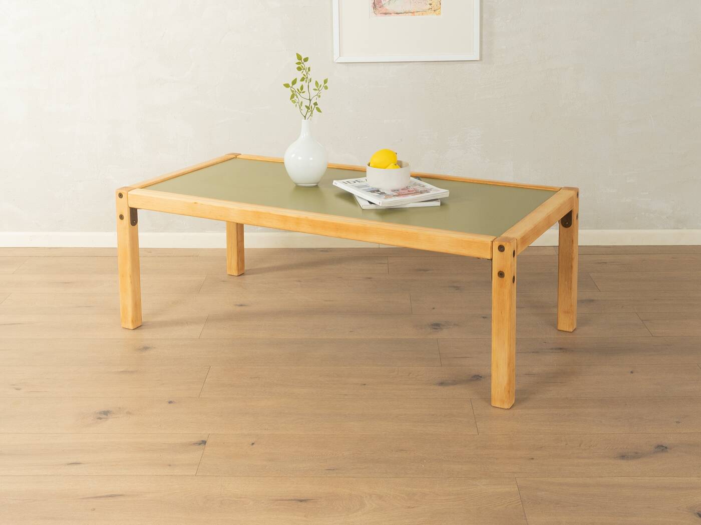 Characterful coffee table from the Flötotto profile system, 1970s