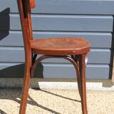 6 chaises Baumann dos large N°30 hêtre foncé