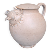 Glazed terracotta jug