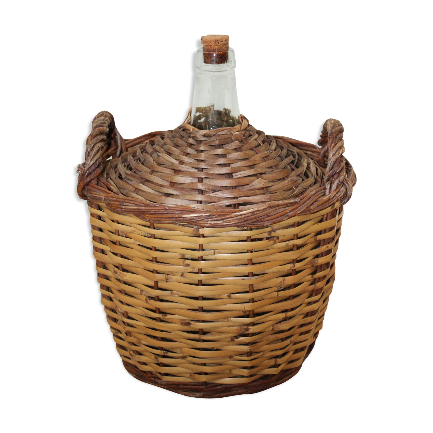 Demijohn in wicker 16 l