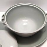 Vintage Sage Green Earthenware Serving Centerpiece by G. Andlovitz for Laveno