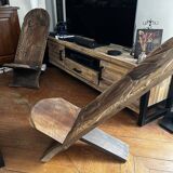 Chaise à palabre motif éléphant