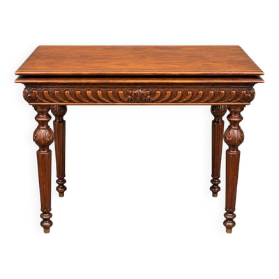 Table en console de jeu de style Henri II.