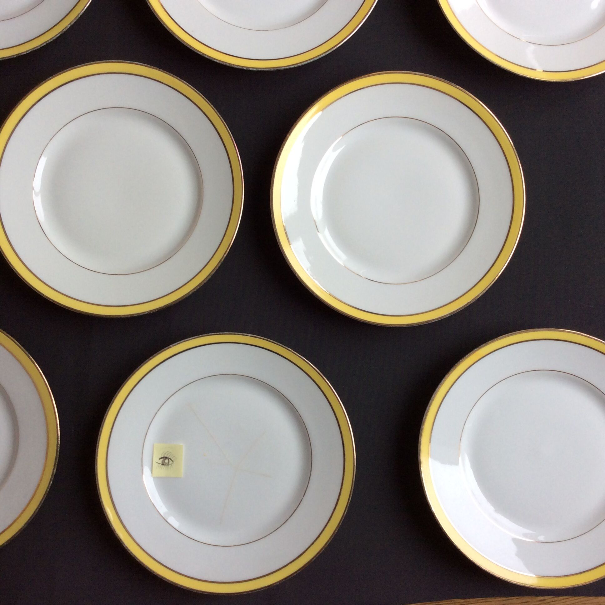 Former porcelain cake set BRP Limoges