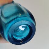 Vintage Czech Bohemian art glass vase, designed by Frantisek Vizner for Rudolfova Hut 1961-1962