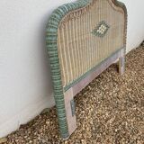 Rattan headboard