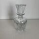 Vintage decanter 1960 crystal Baccarat, 17 x 9 cm
