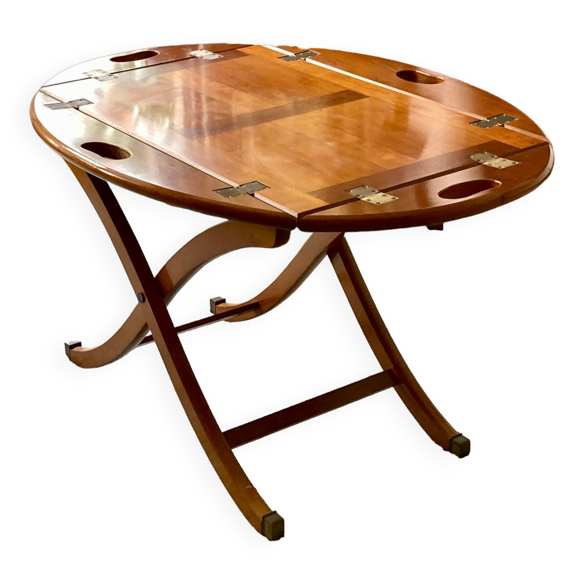 Boat table Butler in beech wood