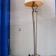 Lamppost twisted wrought iron and brass vintage