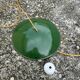 Vintage industrial pendant light farmhouse style old loft green and white lampshade