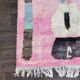 Vintage Boujad Berber rug pink 150 x 240 cm