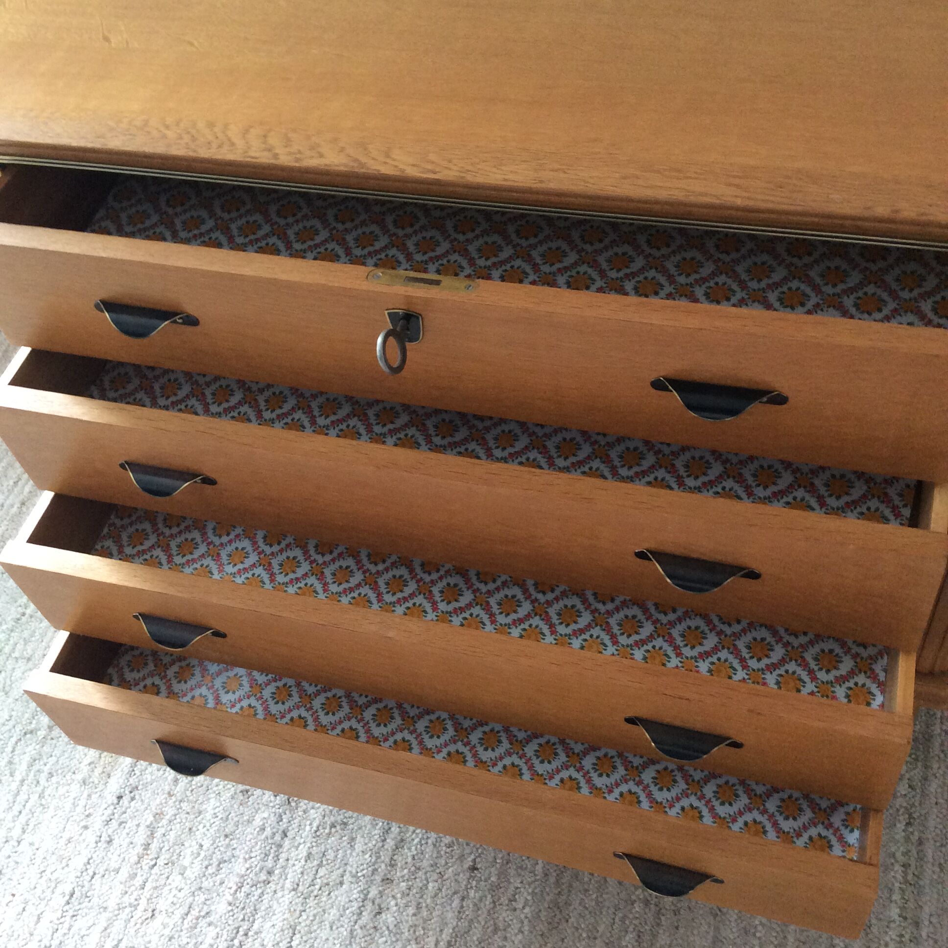 Vintage wooden dresser from the 60/70