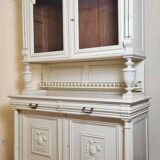 pretty white lacquered Renaissance style sideboard circa 1850