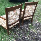 Pair of armchairs restoration 19th era