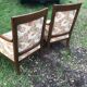 Pair of armchairs restoration 19th era