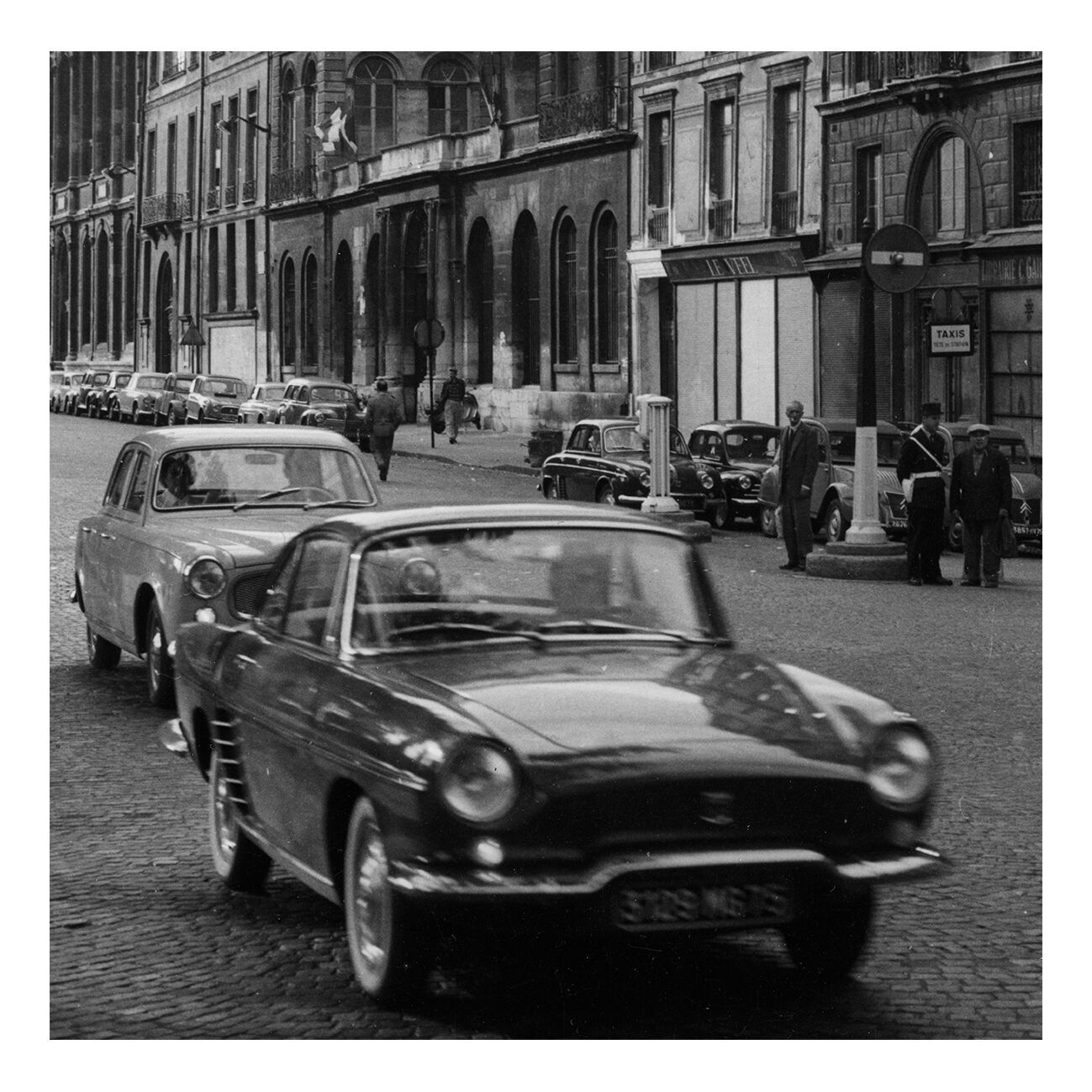 Vintage photograph Quai Malaquais Paris 1965