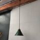 Enamelled sheet metal cone suspension