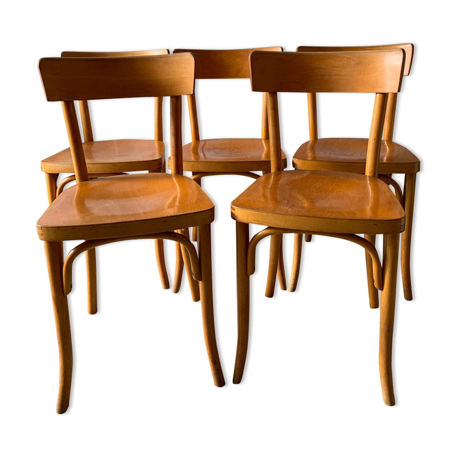 Série de 5 chaises Thonet