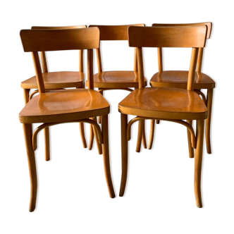 Set of 5 Thonet chairs