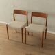 Model 77 dining chairs, Niels O. Møller