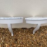 Corner console pair