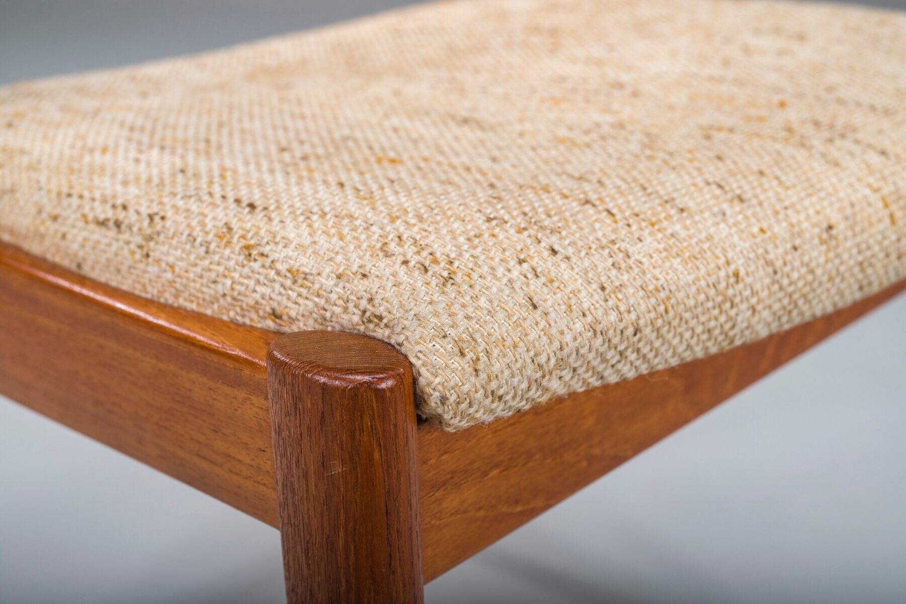 Chaise moderne en teck modèle 42 du milieu du siècle par Kai Kristiansen pour Schou Andersen, années 1960