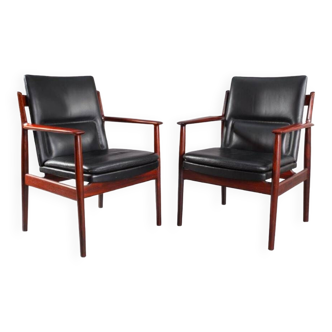 Arne Vodder Edition"Sibast"Pair of Armchairs