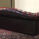 Red leather Chesterfield sofa - 70s
