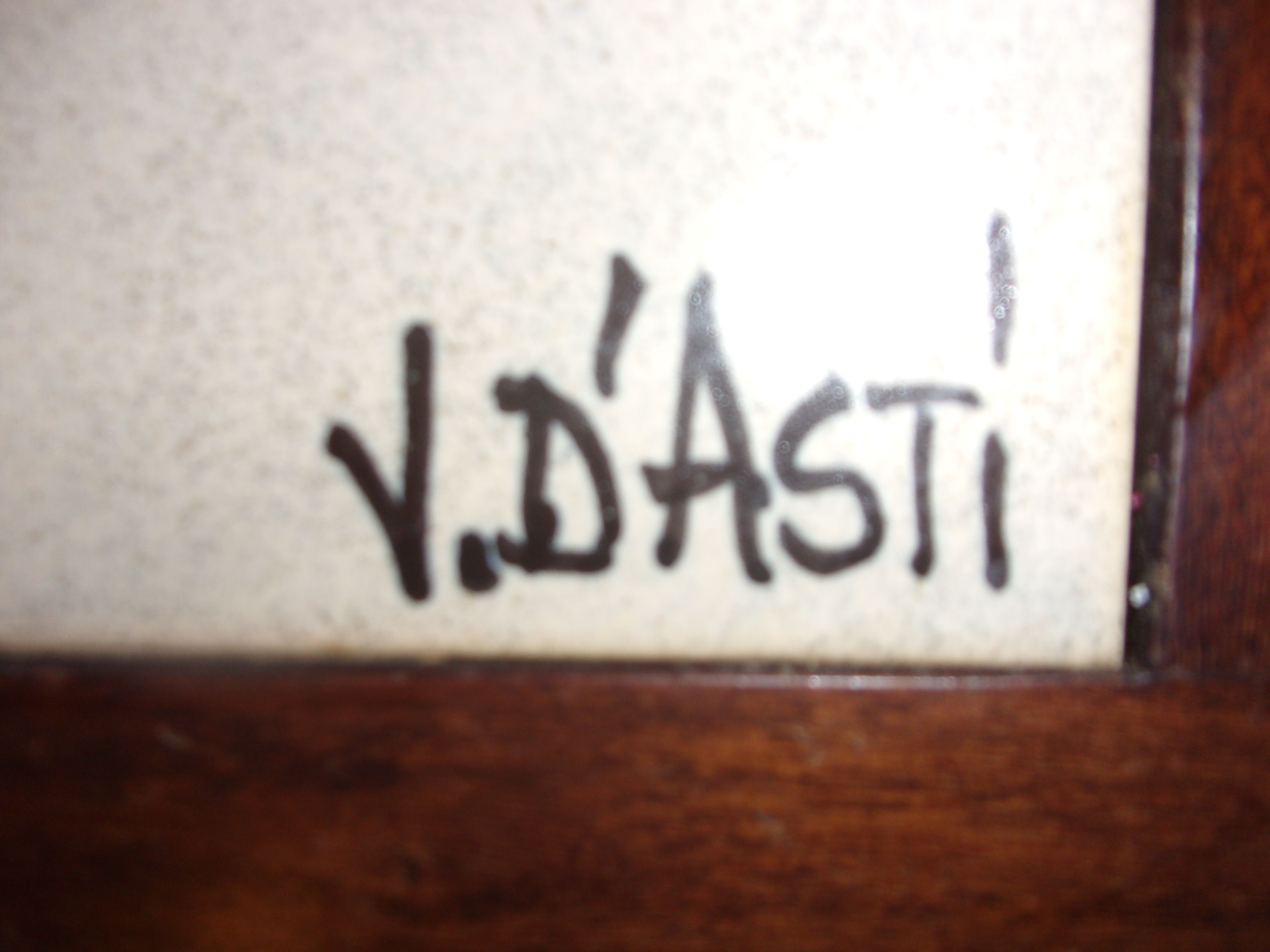 Ceramic coffee table by Jean d'Asti, 1960