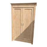 Natural wood wardrobe