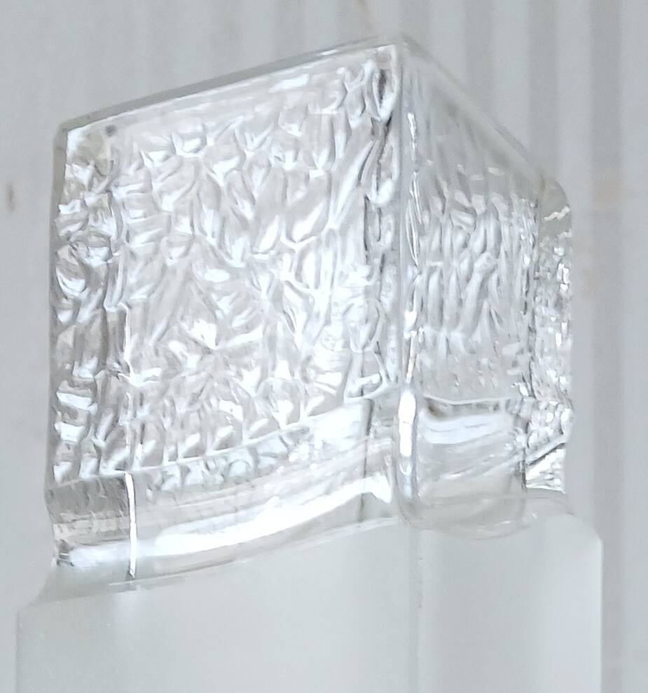 Peill & Putzler, Cubist crystal vase, Germany 1971