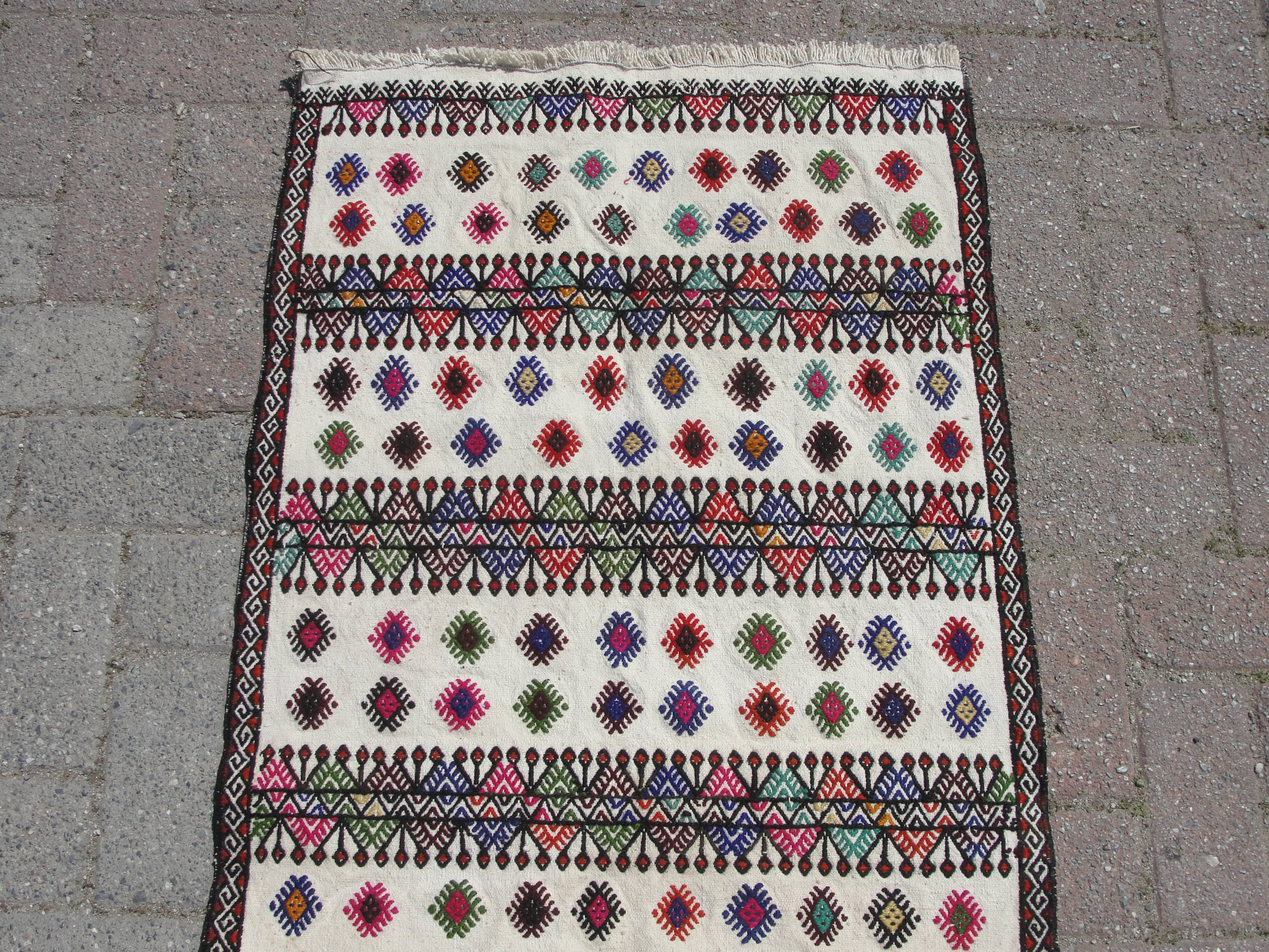 Small Cotton Doormat kilim rugs