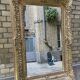 Large gilded Napoleon III mirror – late 19th century – restored, new glass