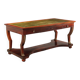 Antique Empire desk from Italy, 1900, mahogany veneer.