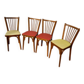 Set de 4 chaises baumann bistrot 153