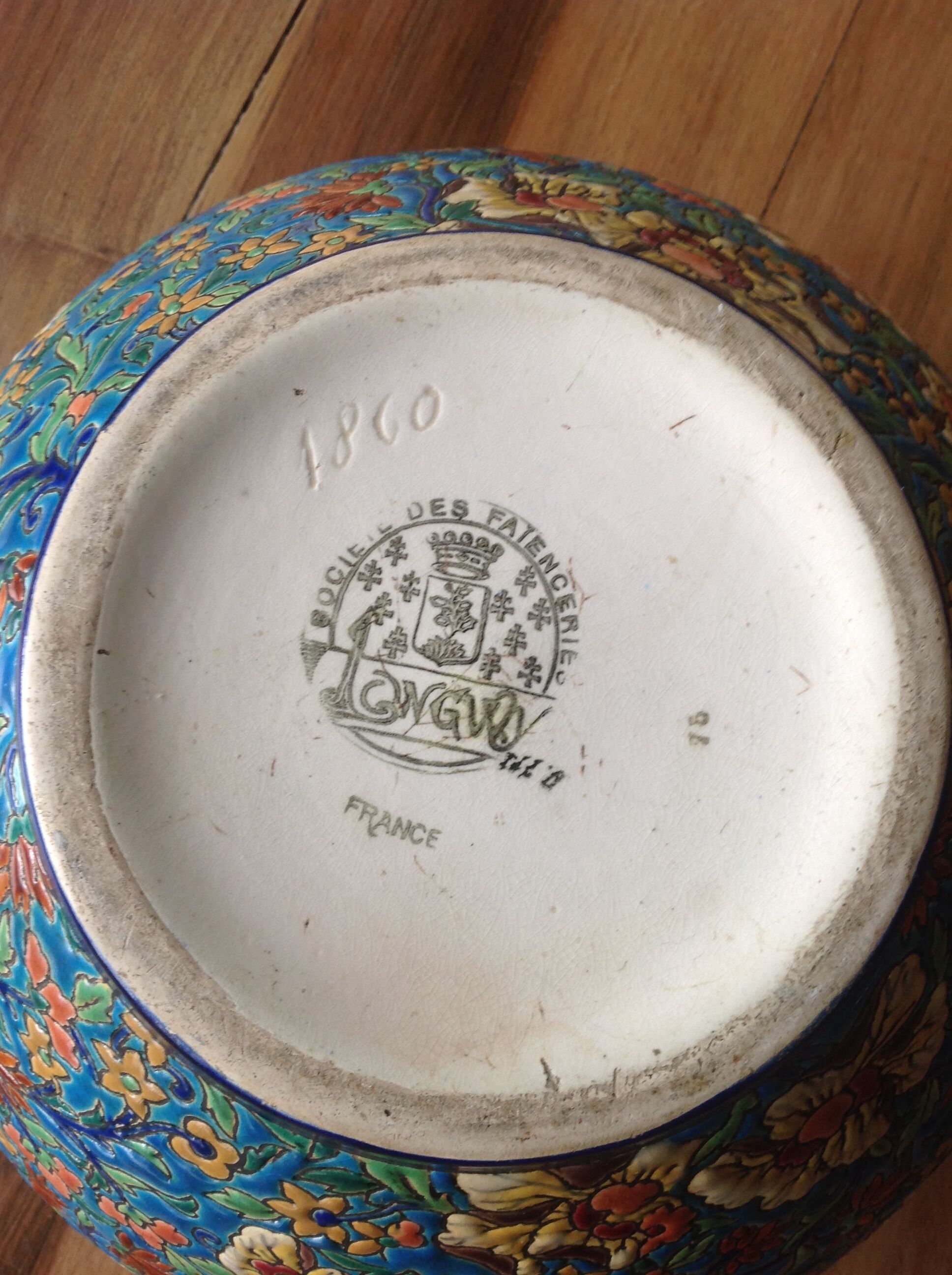 Ancienne potiche vieux lLongwy