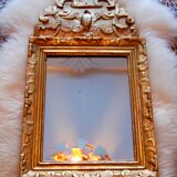 Mirror with pediment, Regency style