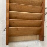 Oak wall magazine door