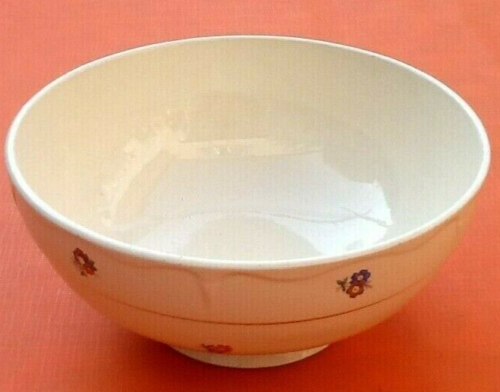 Salad bowl faience floral decoration, 1930