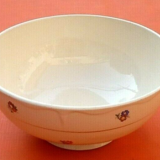 Salad bowl faience floral decoration, 1930