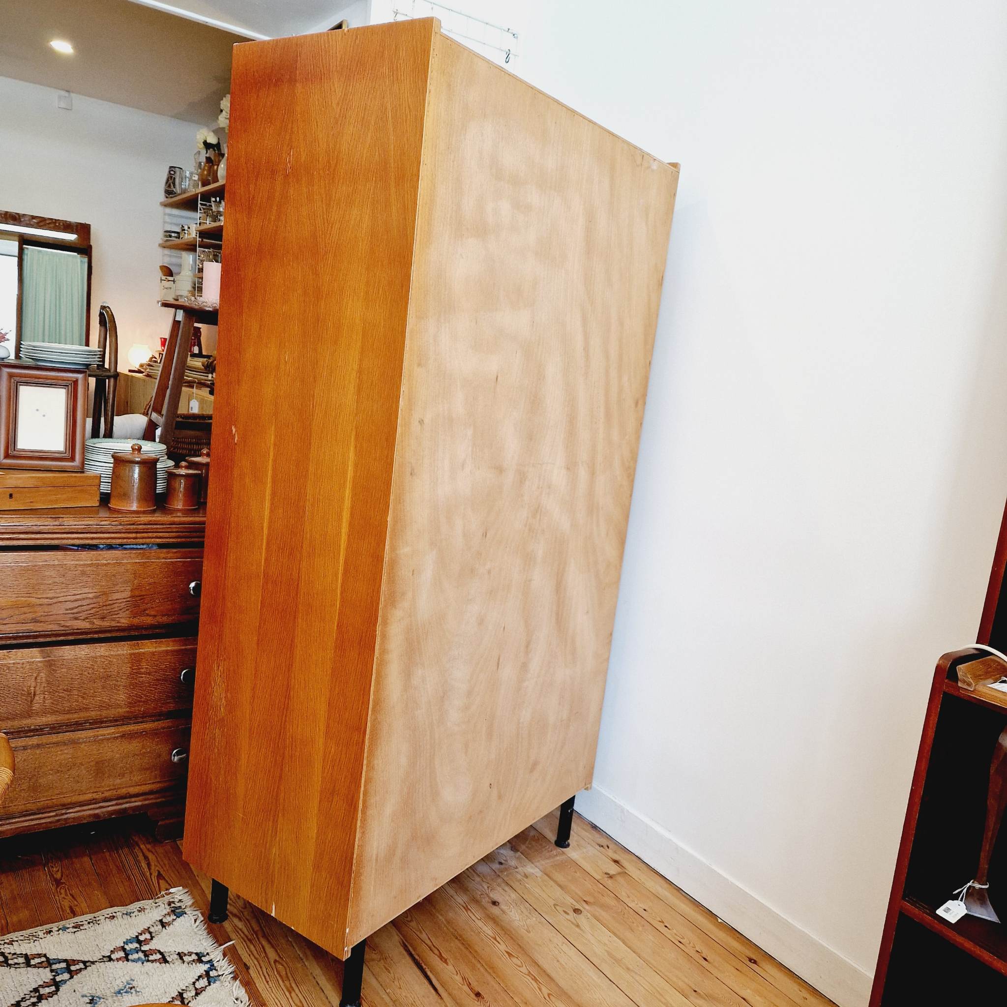 Wooden wardrobe