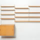 String wall system in ash by Nisse Strinning, Sweden 1950