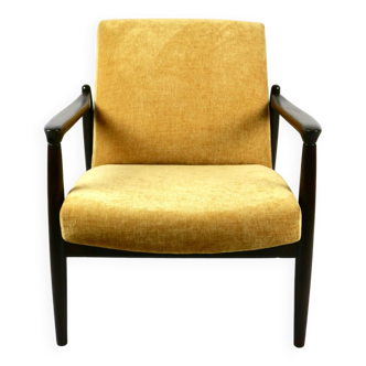 Yellow GFM-64 Armchair attributed to Edmund Homa, 1970s