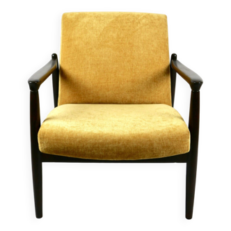 Fauteuil jaune GFM-64 attribué à Edmund Homa, 1970